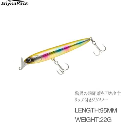 Minnow Sinking Fishing Lure 95mm 22g 9color Choose Professional Hard Crank Bait Artificial Fishing Wobblers Pike Bass Carp Baits