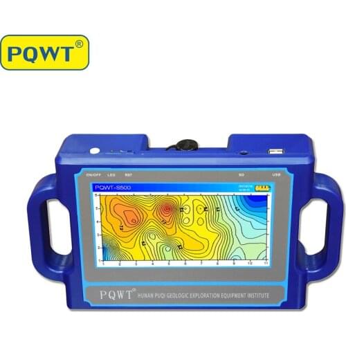 PQWT S500 Ground water detection machine borehole drilling equipment water detector under ground water detector finder device