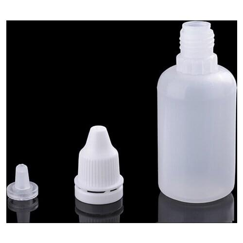 1pc Plastic Empty Plastic Squeezable Dropper Bottles Eye Liquid Cap Thin Tip Dropper Bottles Eyedropper Personal Care 30ML