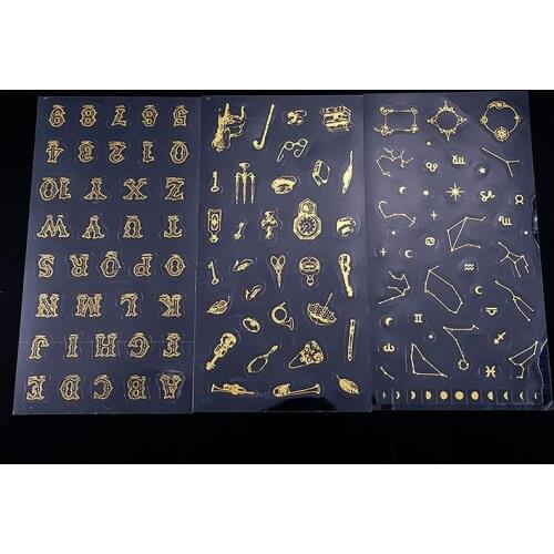 5pc Music Cosmic Time And Space Guitar Letters Transparent Material With Use Of Epoxy Mold MakingTool Filling Phone Case For DIY