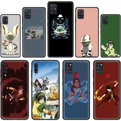 Cover for Samsung Galaxy A32 A52 A72 4G A12 A21S A51 A71 5G A21 EU A31 A41 Luxury Phone Case Anime Avatar The Last Airbender