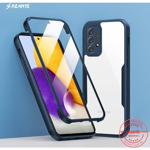 Rzants For Samsung Galaxy A52 A72 Case [360 Full Body] Bettle Clear Cover WITHOUT Built in Screen Protector Casing