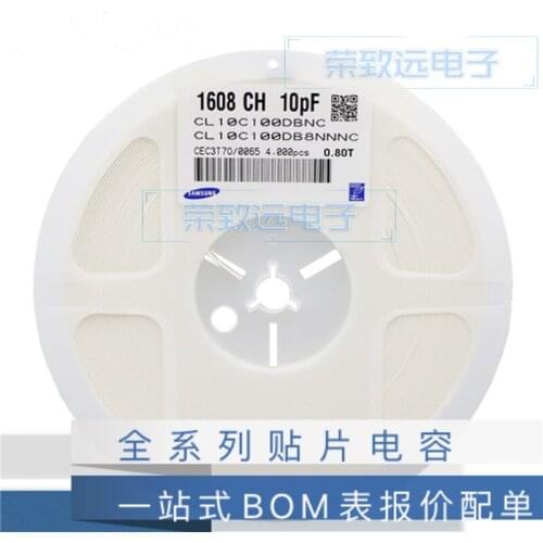 CL10C100KB8NNNC CL10C100FB8NNNC CL10C100DB8NNNC CL10C100CB8NNWC CL10C100CB8NNNC CL10C100BB8NNNC 0603 10pF 50V C0G ±0.1pF ±1pF ±0