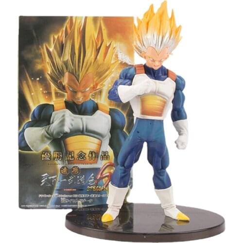 Dragon Ball Vegeta Anime Action Figure 21cm Goku Super Saiyan Model Budokai Collection Manga Gogeta Toy Gift Xmas Halloween
