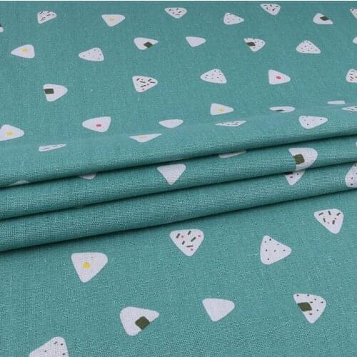 Nanchuang Printed Cotton Linen Fabric For Quilting Sewing DIY Sofa Table Cloth Furniture Cover Curtain Bags Cushion Fabric