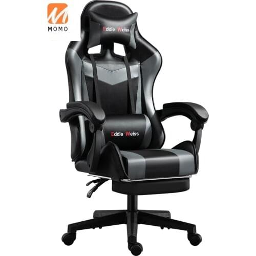 Computer Chair Home Office Chair Gaming Electronic Sports Chair Recliner Sub-Competitive Seat of Racing Car Anchor Girl Pink
