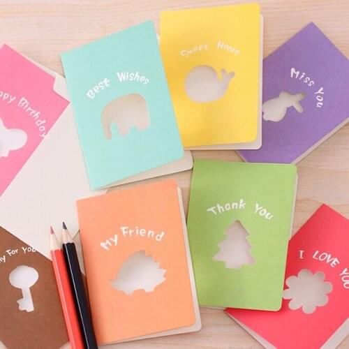 1 Piece Candy Blessing Envelope Valentines day wedding invitation mariage birthday thank you gift party Greeting Cards postcard
