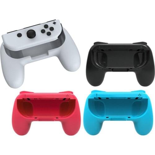 Left+Right Joycon Bracket Holder Handle Hand Grip Case for Nintendo Switch Oled NS Controller Gamepad HandGrip Stand Accessories