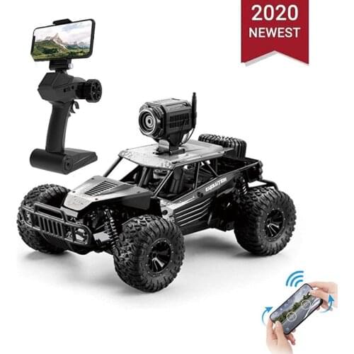RC Car 2.4G WIFI FPV 720P HD Camera 1:8 4WD Off-road High-speed Remote Control Drift Truck Car Climbing Car Childrens Toys
