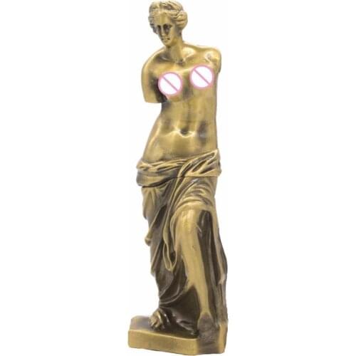 Metal Nude Naked Venus Figurine Roman Venus Goddess De Milo Aphrodite Of Milos Ancient Greek Statue Home Office Decor Angel