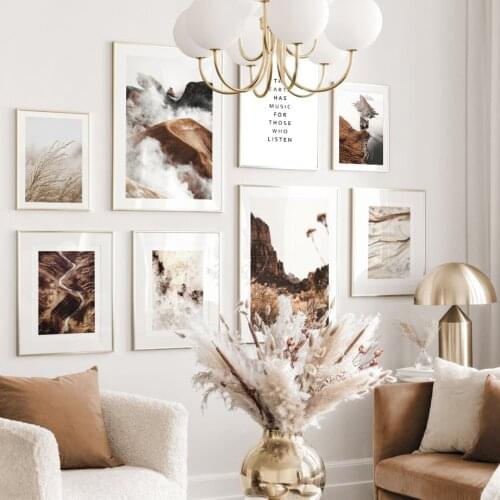 Mountain Canyon Faroe Islands Reed Stained Art Nordic Poster Wall Art Print Canvas Painting Decoration Pictures For Living Room