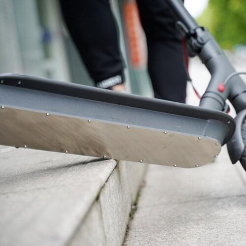 New Bottom Cover Protection Stainless Steel Plate Skid Parts For Xiaomi M365 Pro Electric Scooter Chassis Shield Scooter Battery