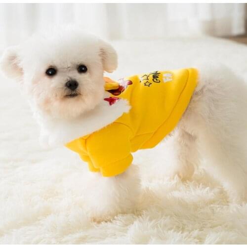 Autumn and winter thin puppy dog spring and autumn clothes Teddy Pomeranian small puppies pet cat sweater