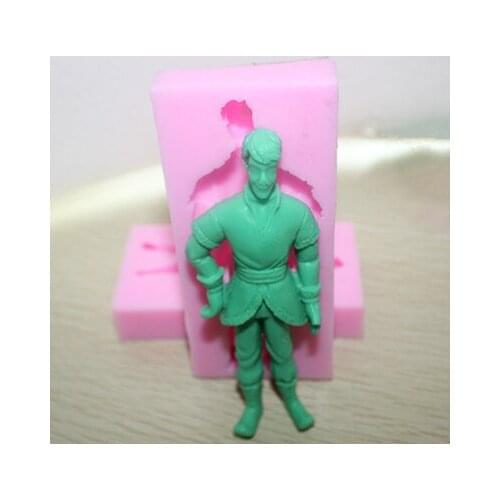 Wholesale/retal ,free shipping, 1 piece character pottery mould silicone Cake mold