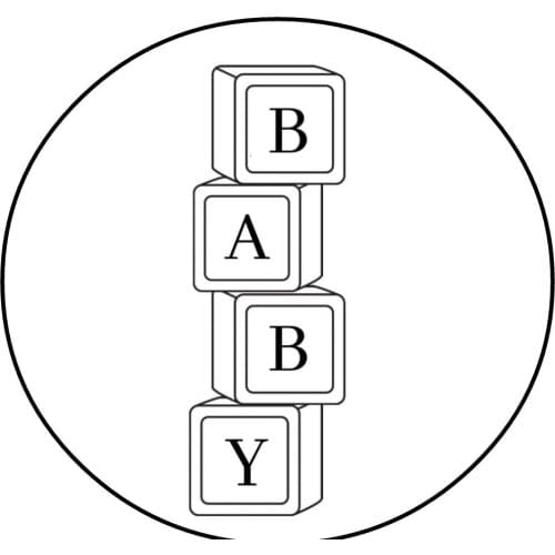 OUTBOSS Cake decoration 3inch BABY acrylic board Cutter reverse stamp embosser Fondant plastic cutter Mould tools