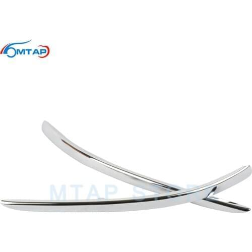 MTAP Front Fog Lamp Light Chroming Cover Trim Garnish For Toyota For Camry Aurion V40 2006 2007 2008 2009 Panel