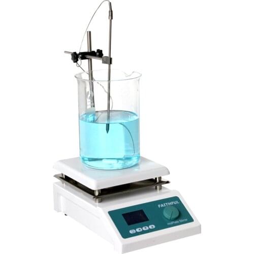 SH-4C Laboratory Magnetic Stirrer with Heating Hotplate Blender mixer Temperature Digital Control Display,with Magnetic Stir Bar