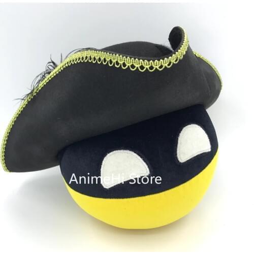 The Habsburg Dynasty Ball and Tricorne hat Doll countryballs plushies Cosplay Polandball Plush Toy for Gift 20CM