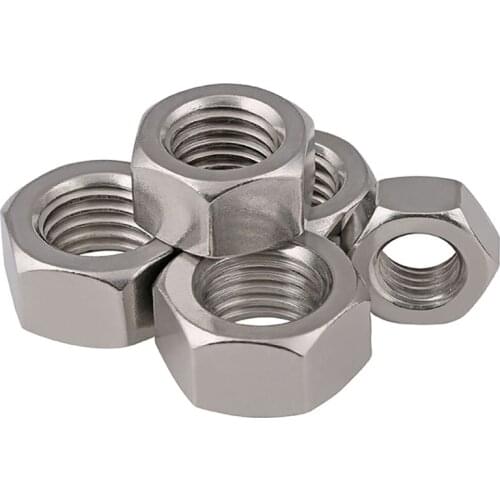 Hex Nuts 316 A4 Stainless Steel Nut M2 M2.5 M3 M4 M5 M6 M8 M10-M24