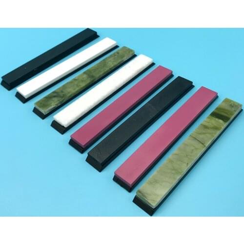 White Corundum Fixed Angle Sharpener Whetstone Knife Sharpener Sharpening Polishing Correction Stone Leatherwear Set
