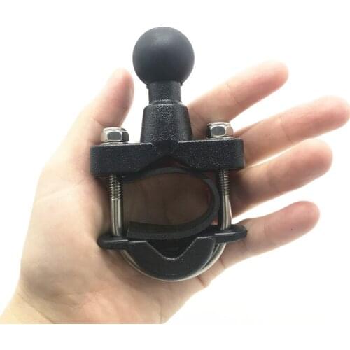 U-Bolt Motorcycle Handlebar Bike Rail Rod Mount Base 1 Inch Ball for Gopro Camera Smartphone for Garmin Sony