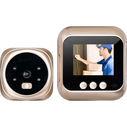 2.4 inch Video peephole Digital Door Camera Doorbell 160 Degree Angle Peephole Viewer video Eye Door Doorbell Outdoor Door Bell