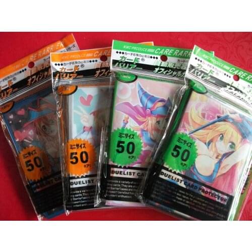 10 packs/set (500pcs) Yu-Gi-Oh! Cosplay Yugioh Dark Magician Girl Anime Board Games Card Sleeves Card Barrier Card Protector