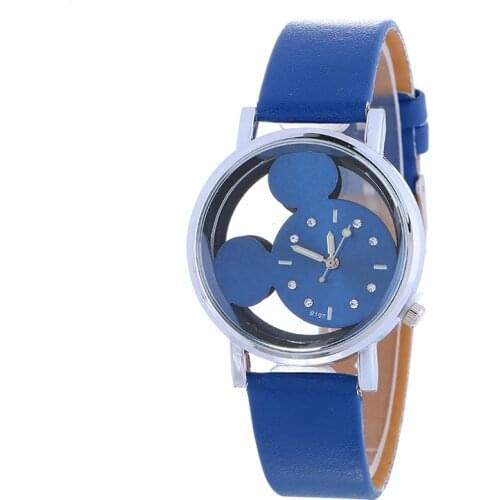 100pcs/pack Ladies Watch With Crystals Clocks Women Luxury Quartz With Leather Cute Saatleri Relogio Feminino