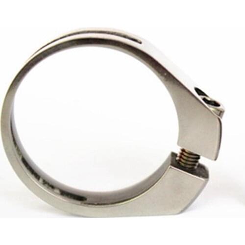 31.6mm 34.8mm Inner Dia GR5 Titanium Alloy Clamp With Bolt For Bike Seat Post