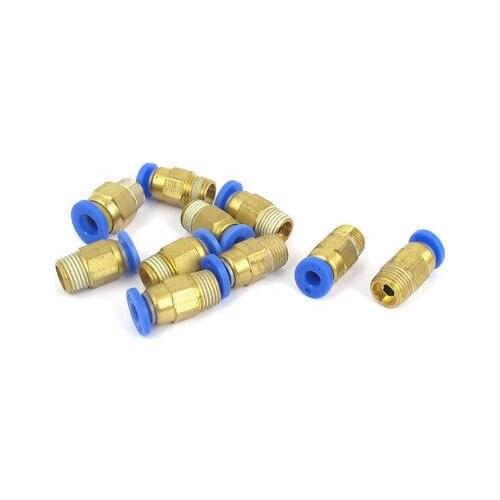 4mm Tube 1/8BSP Male Thread Pneumatic Quick Air Fitting Coupler Connector 10pcs