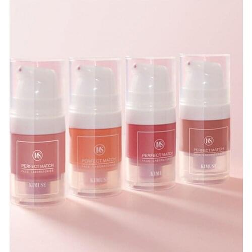 9ML/bottle of liquid blush, long-lasting matte makeup, natural cheek contour blush, brighten cheeks, facial cosmetics