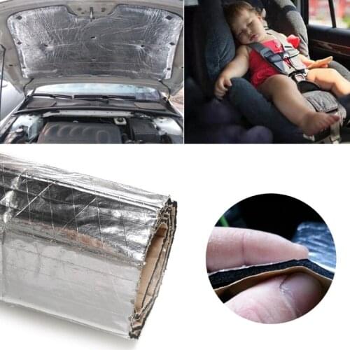 Auto Roof Heat Shield Insulation Car Sound Noise Deadener Sheet For Bonnet(Hood)