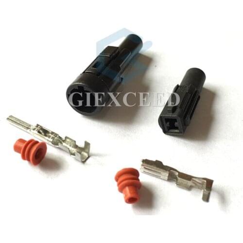 2 Sets 1 Pin Furukawa Male And Female Automotive Connector Electrical Wiring Harness Socket Power Plug