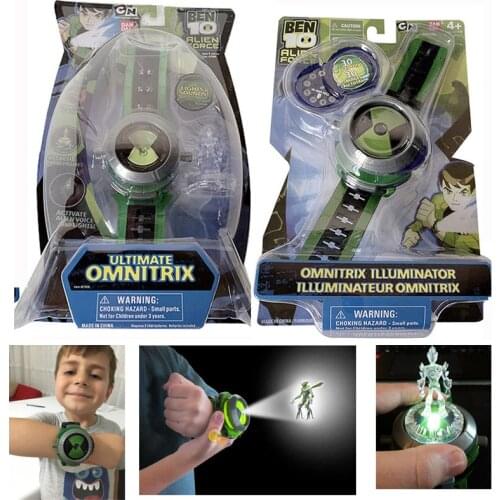 Watch Toys Japan Projector Watch DAI Genuine Watches Ben10 Omnitrix Action Figure Model Toy Doll Gift