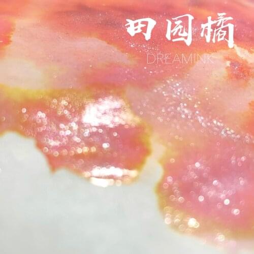 Dream Ink, Garden Orange，Bottled 20ml, Color Ink ,Dip Pen Ink, Fountain Pen Painting Ink