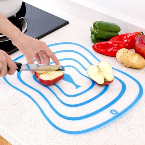 1pcs Chopping Blocks Tool Flexible Non-slip Frosted Cutting Board PP Vegetable Meat Tools Cutting Boards Kitchen Accessories