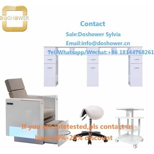 Pretty uv gel polish with acrylic powder with glitter for pedicure chair plumbing