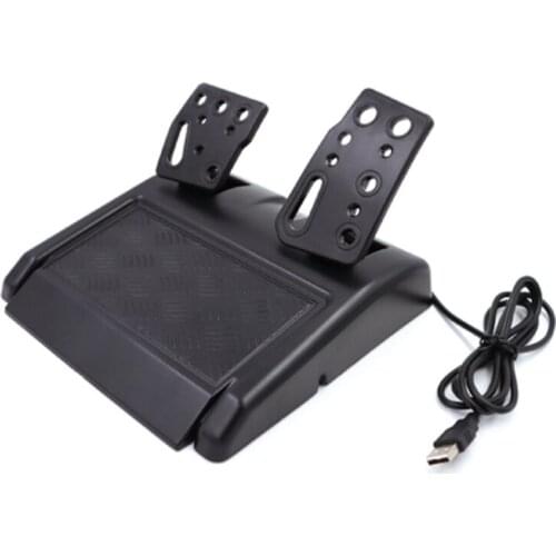 R91A 4 in 1 Gaming Steering Wheel with Pedals 180 ° Rotation for XB 360/PS3/PS2/PC