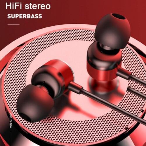 A08pro In-ear Earphone Wired Control 3.5mm Sport Headset Hifi Stereo Noise-Canceling Headphone With Mic For Xiaomi Huwei Samsung