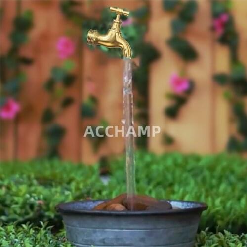 Invisible Flowing Spout Watering Can Fountain Floating Tap Fountain for Home Garden Courtyard Decoration AA