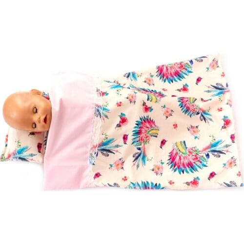 2020 New Creative four-piece set Doll Clothes Fit For 43cm baby Doll clothes reborn Doll Accessories