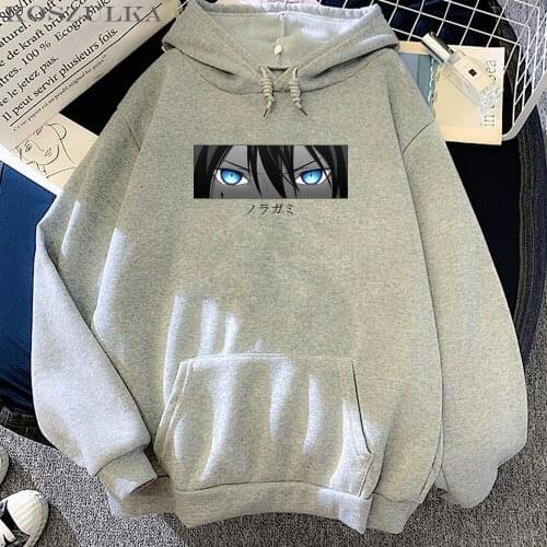 2021 New Japanese Anime Noragami Yato Printing Hoodies Manga Unisex Streetwear Sweatshirts Fashion Clothes Men Women Hoody