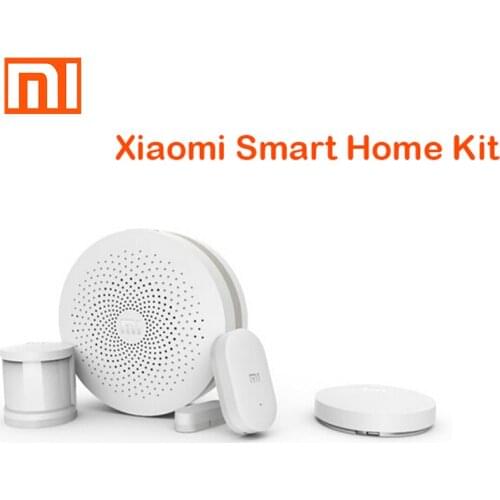 Original Xiaomi Smart Home Kit Gateway 3 Door Window Sensor Human Body Sensor Wireless Switch Multifunctional Smart Devices Sets