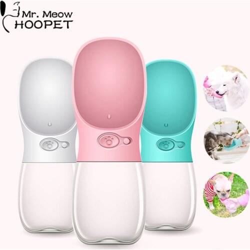 Hoopet Outdoor Portable Pet Water Bottle Pet Drinker Large Dogs Puppy Cats Travel Pet Water Dispenser Feeder Pet Product