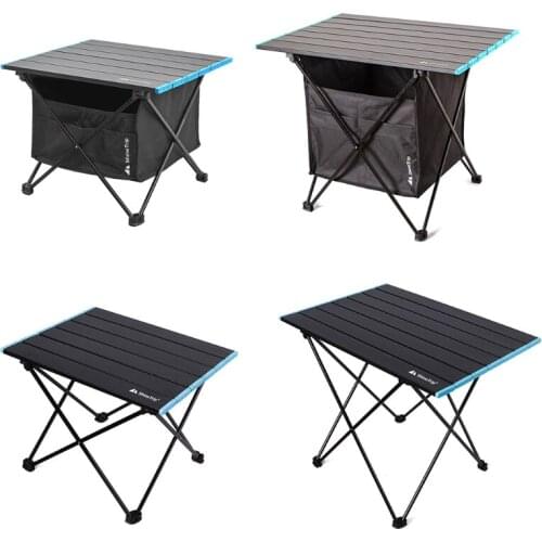 69HD Outdoor Picnic Folding Table Aluminum Alloy Camping Desk Mini Portable Foldable Table for Hiking Traveling