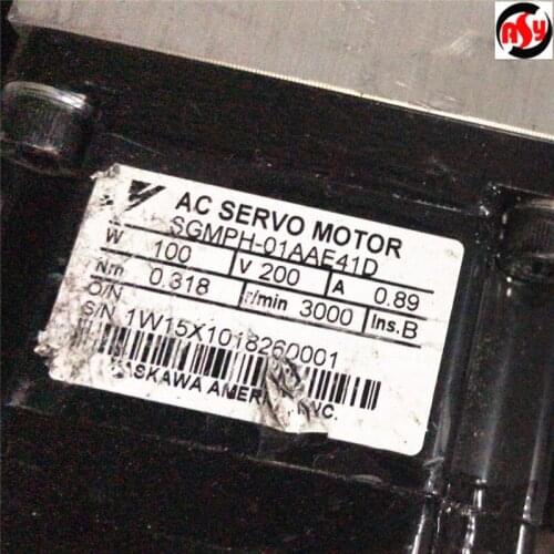 AC Servo Motor SGMPH-01AAE41D Used Tested Working
