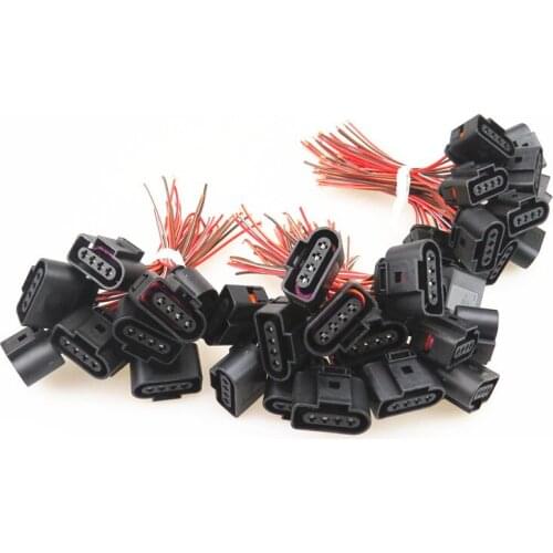 AZQFZ Ignition Coil Harness Harness Plug For TT A4 A6 VW Beetle Bora Golf Passat Seat Leon Toledo Cordoba 1J0973724 1J0 973 724