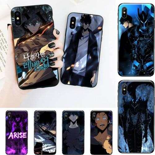 Solo leveling Phone Case for iPhone 11 12 mini pro XS MAX 8 7 6 6S Plus X 5S SE 2020 XR