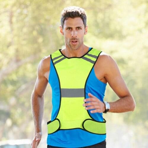 LED Light Up Reflective Safety Vest Running Cycling Night Visibility Jacket High Visibility Reflective Safety Jacket