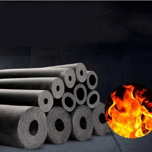 6-48mm ID 15MM Arm thickness DIY Lagging Wrap Thermal Insulation Pipe Sponge Foam Rubber Tube 2M